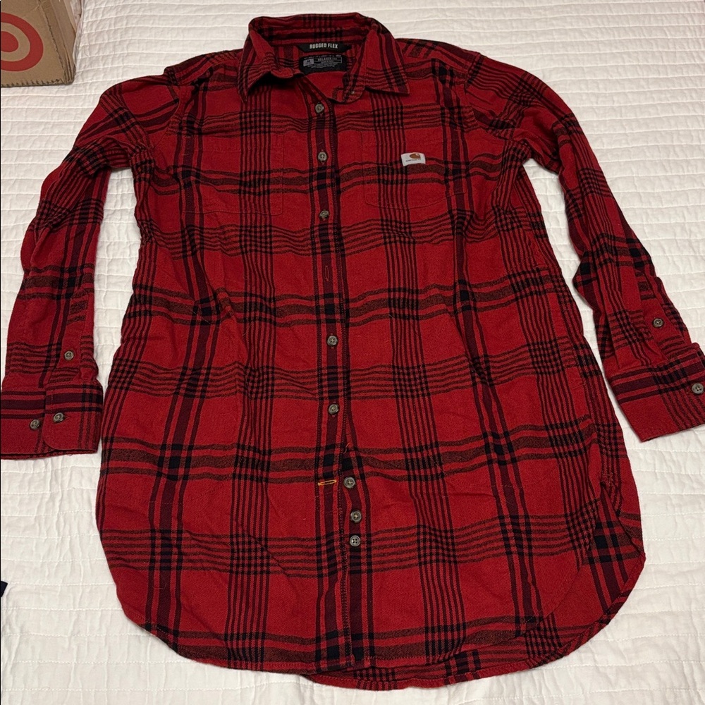 Carhartt Rugged Flex Relaxed Fit Long Flannel Shirt